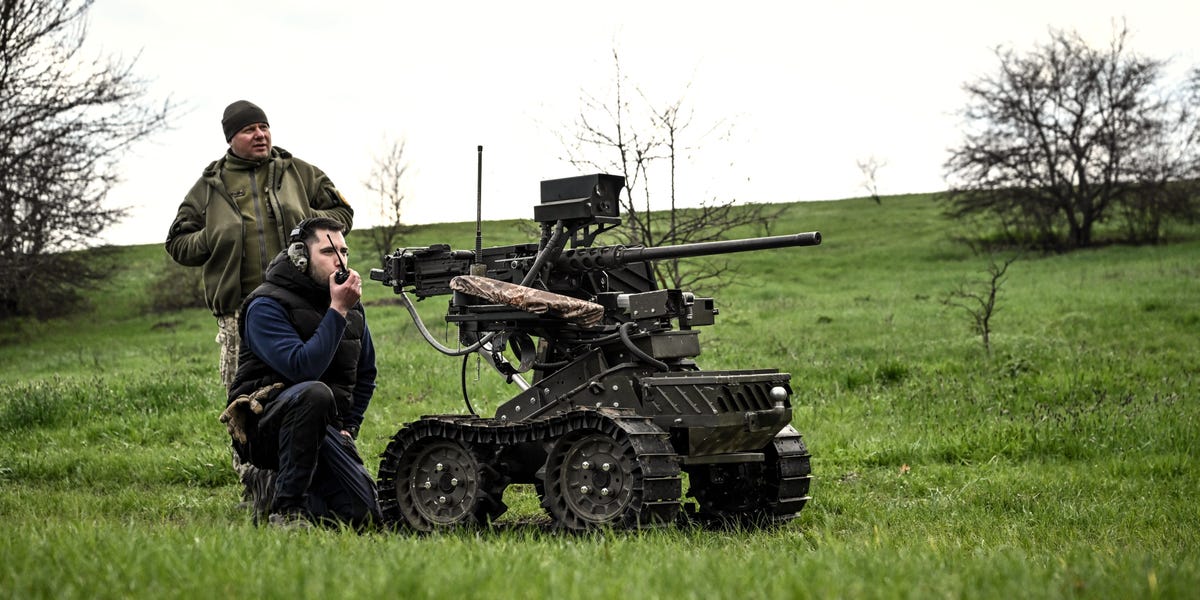 Ukraine's fight shows the West why cheap robots could matter more than armored vehicles in a long war, arms maker says