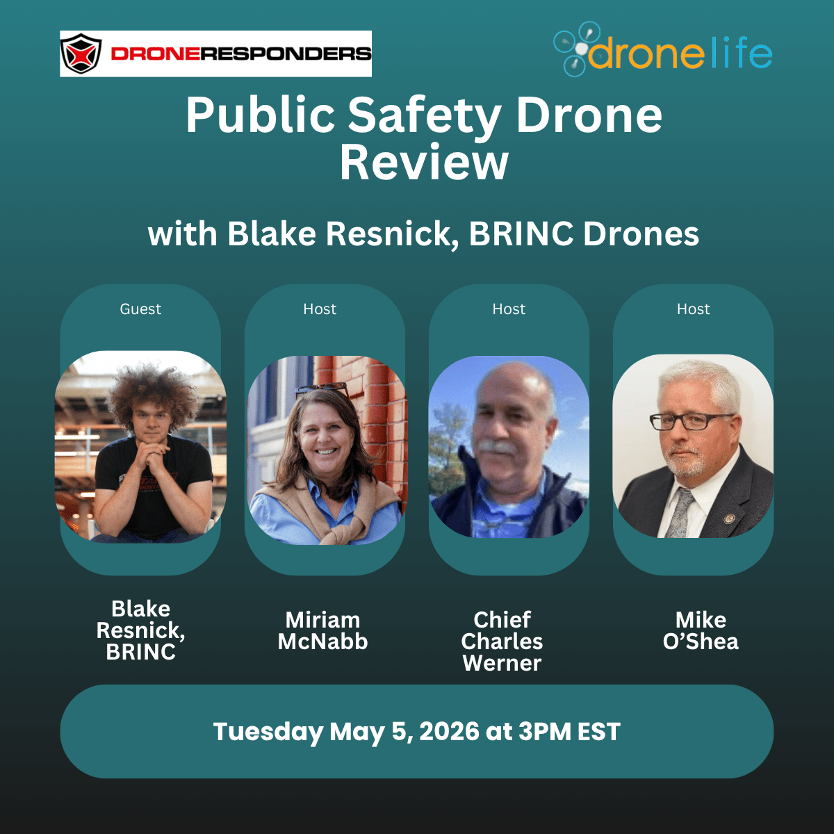 Public Safety Drone Review: May 5, 2026 with BRINC CEO Blake Resnick
