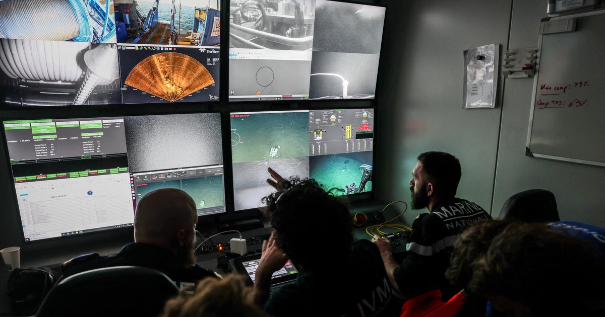 Robot exploring France's deepest shipwreck finds cannons, ceramics