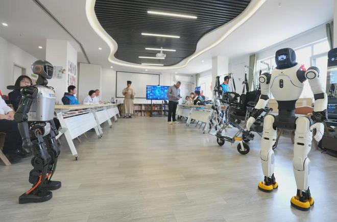 World's First Robot Elderly Care Station Opens in Beijing with Over 40 Robots