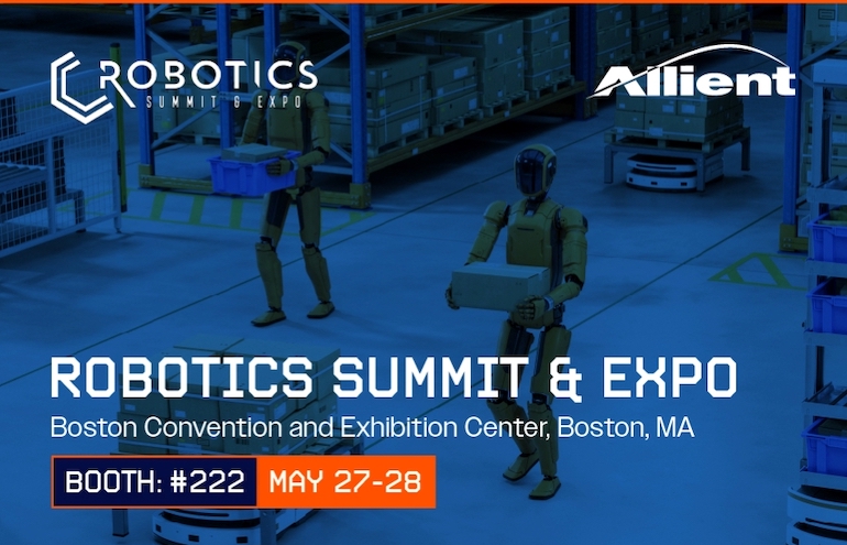 Allient to demonstrate advanced motion control systems at 2026 Robotics Summit & Expo