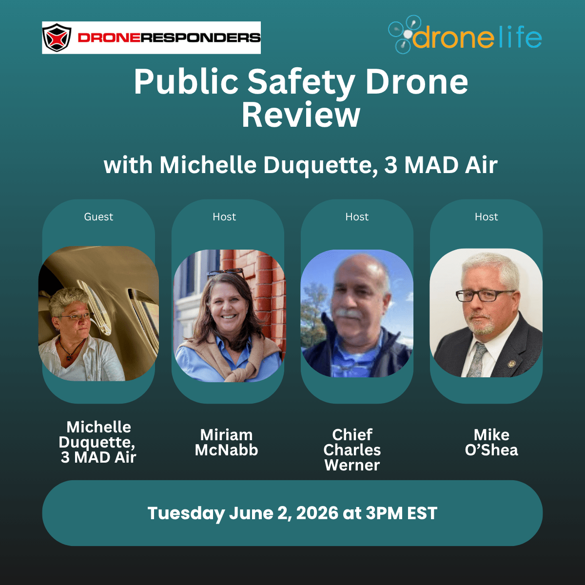 Public Safety Drone Review June 2, 2026: Michelle Duquette of 3 MAD Air on the Future of Integrated Airspace