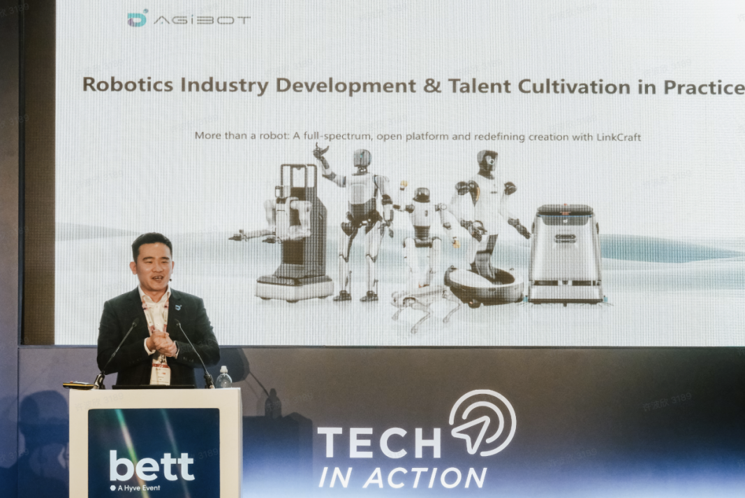 AGIBOT Makes Debut at BETT UK: Empowering European Embodied Intelligence Education with Leading Large