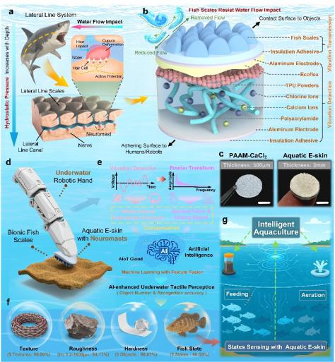 Revolutionizing Underwater Detection! This AI Bionic Skin Allows Robots to 'Touch' the World in Turbulent Waters