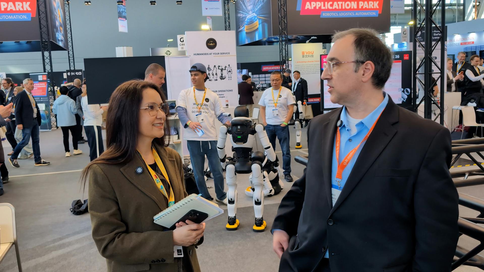 Humanoid Robots at Hannover Messe