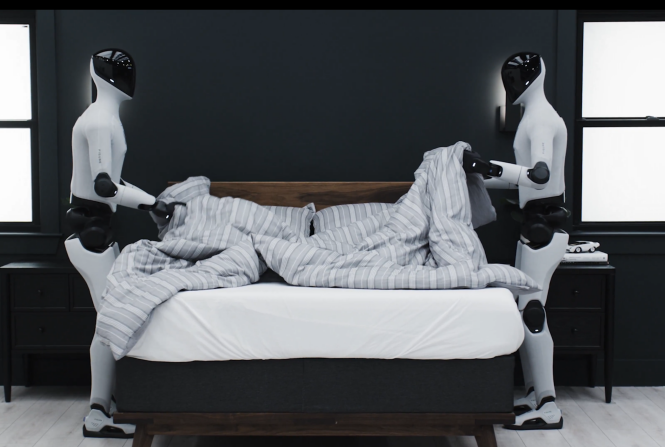Two Robots Team Up for Life: The World's First Multi-Robot Collaboration Using a Single Neural Network