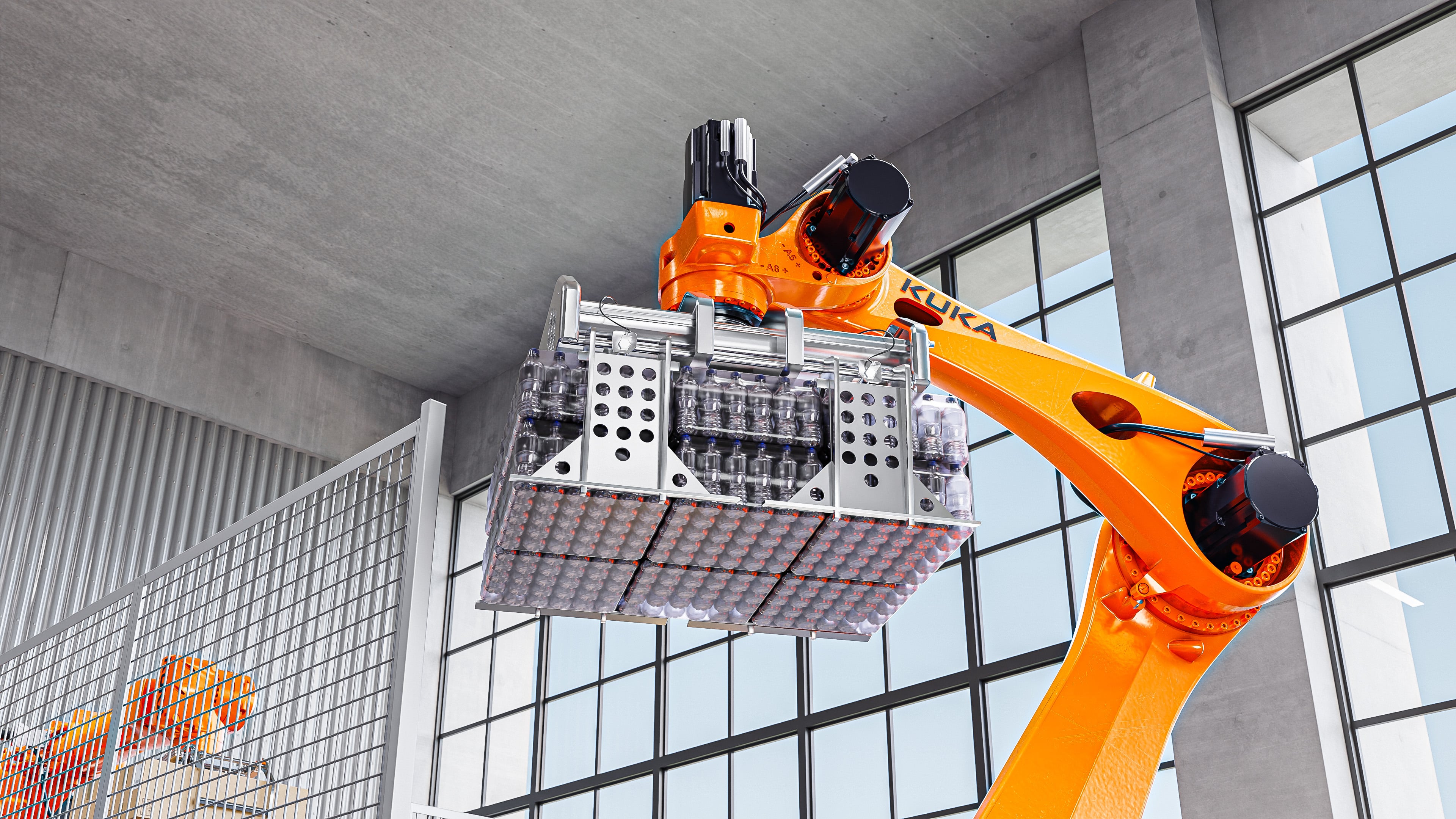 Flexible power packs for all cases: The new palletizing robot from KUKA