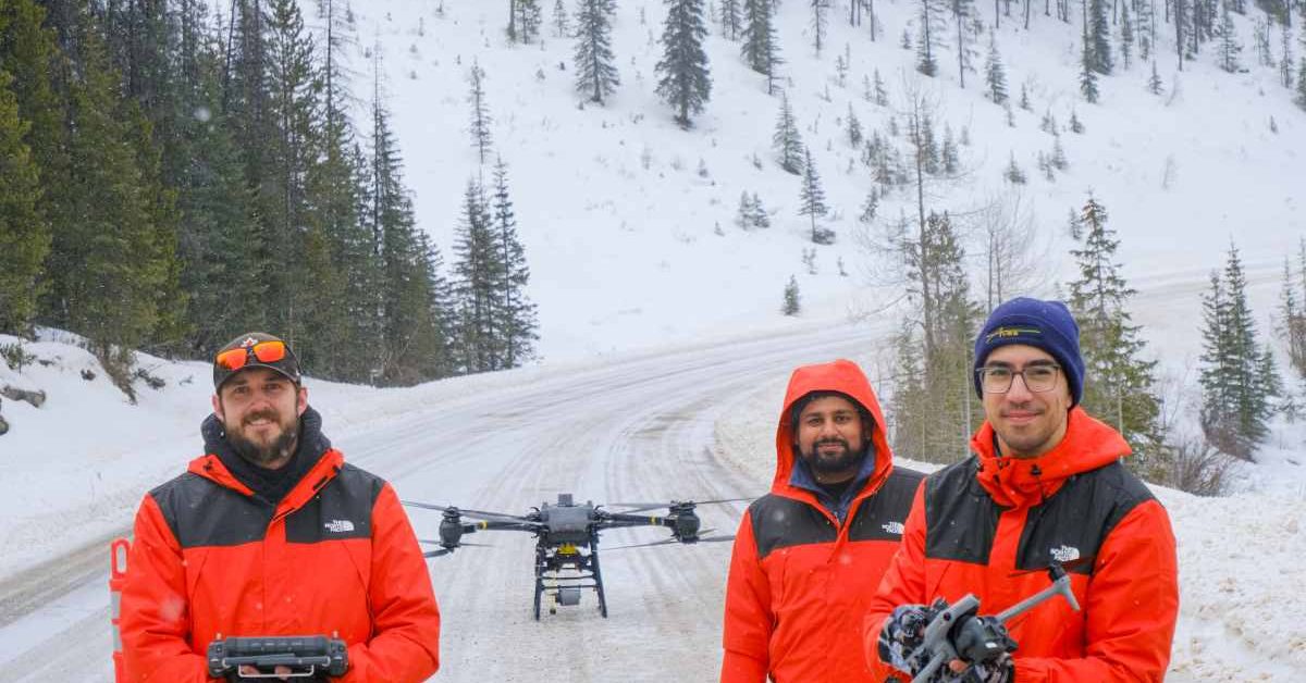 Canada tests drones dropping explosives for avalanche control