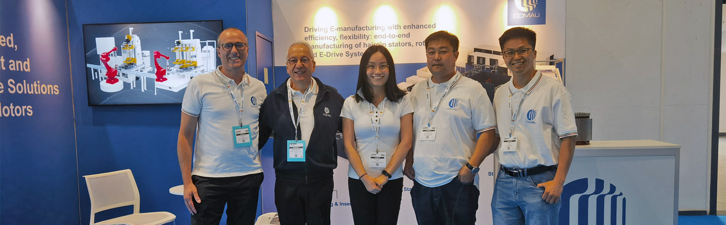 Comau to participate in CWIEME 2025 with advanced solutions for the production of hairpin/minipin stators and innovations for electric drive systems