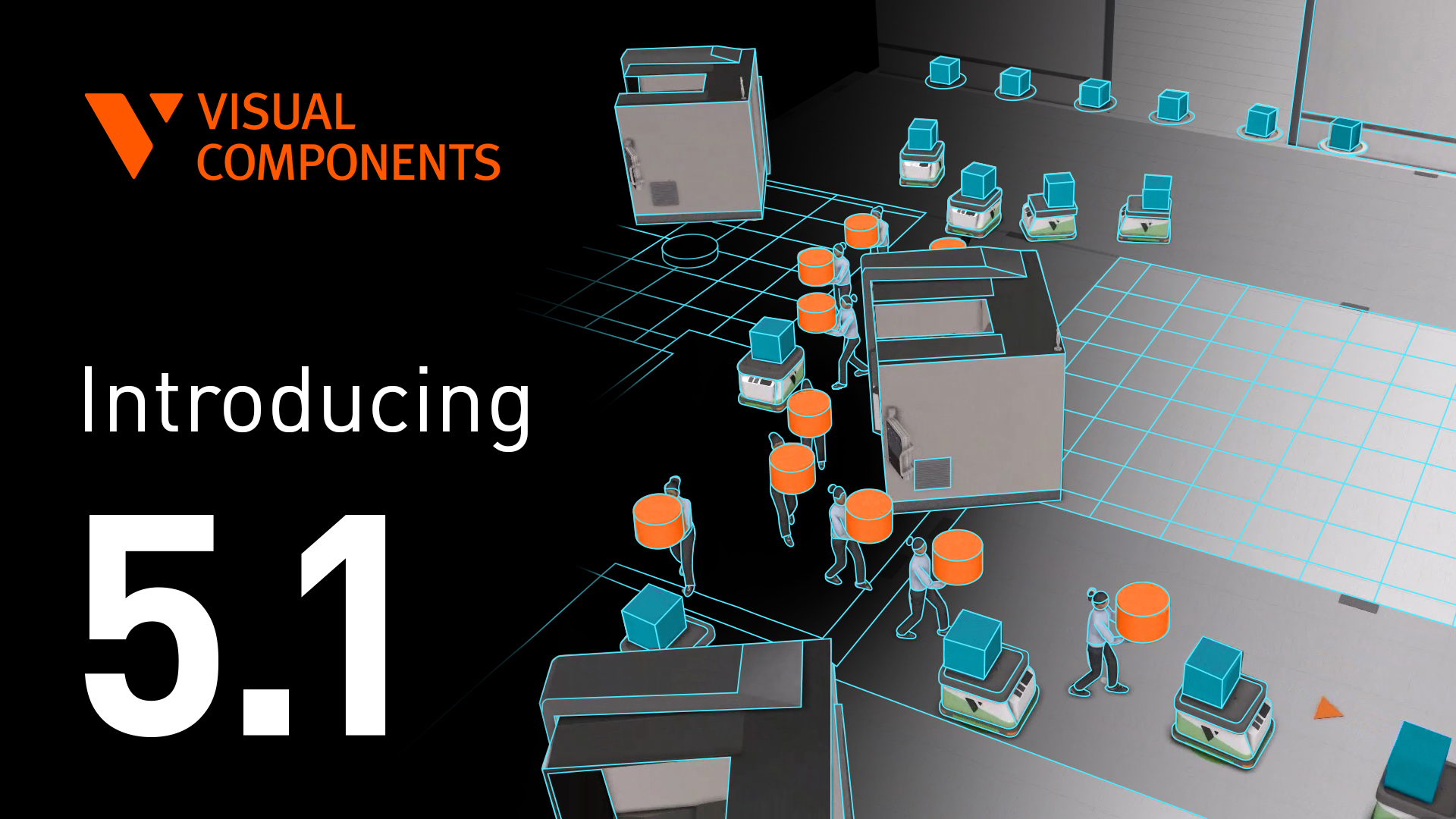 Visual Components launches version 5.1 to enable manufacturers to simulate and validate large-scale autonomous robot operations before deployment