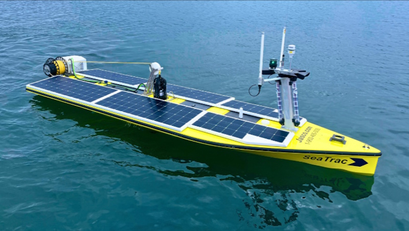 SeaTrac USV Equipped with JASCO OceanObserver Dipping Array Enables Breakthrough in Real-Time Marine Mammal Monitoring