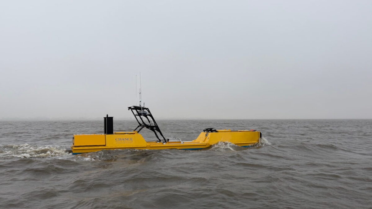 Woods Hole Group and Chance Maritime Complete Landmark 38 Day USV FAST Eddy Survey