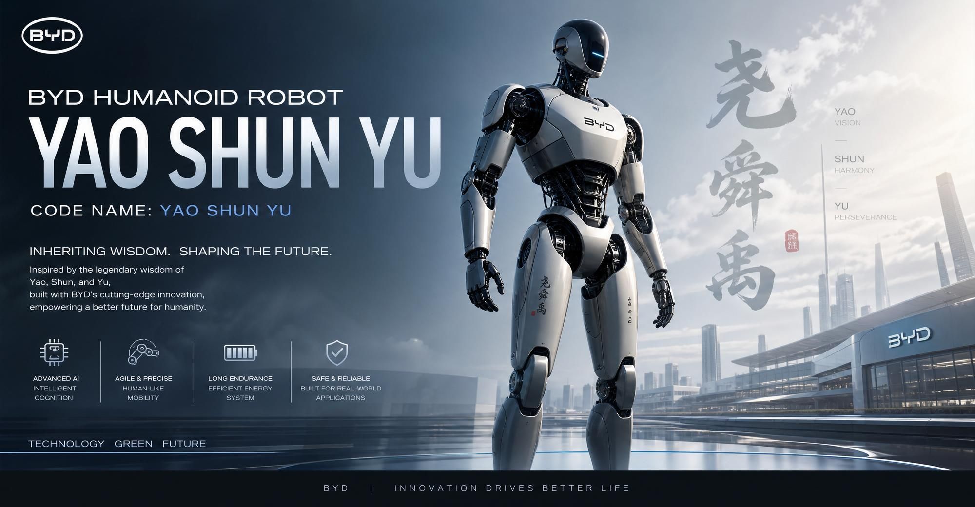 BYD Secretly Develops Humanoid Robot Codename 'Yao-Shun-Yu' as Auto Giants Race Into Embodied AI