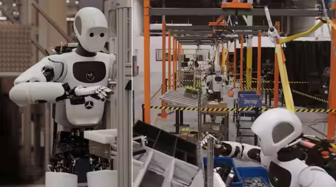 Google's Apptronik opens a 90,000 square foot "robot park": training humanoid robots with a data factory to walk towards...