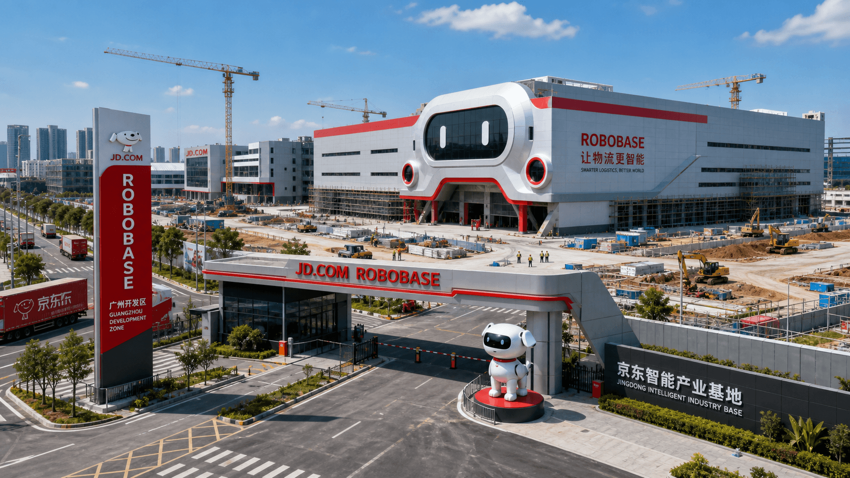 JD.com Invests $1.4B in RoboBase Network, Launches First Facility in Guangzhou