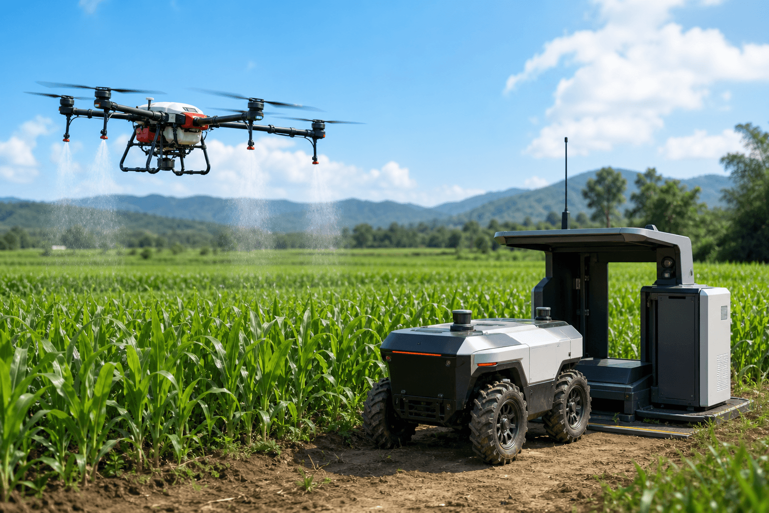 XAG Unveils Aerial and Ground Agricultural Robots for Fully Autonomous Crop Protection