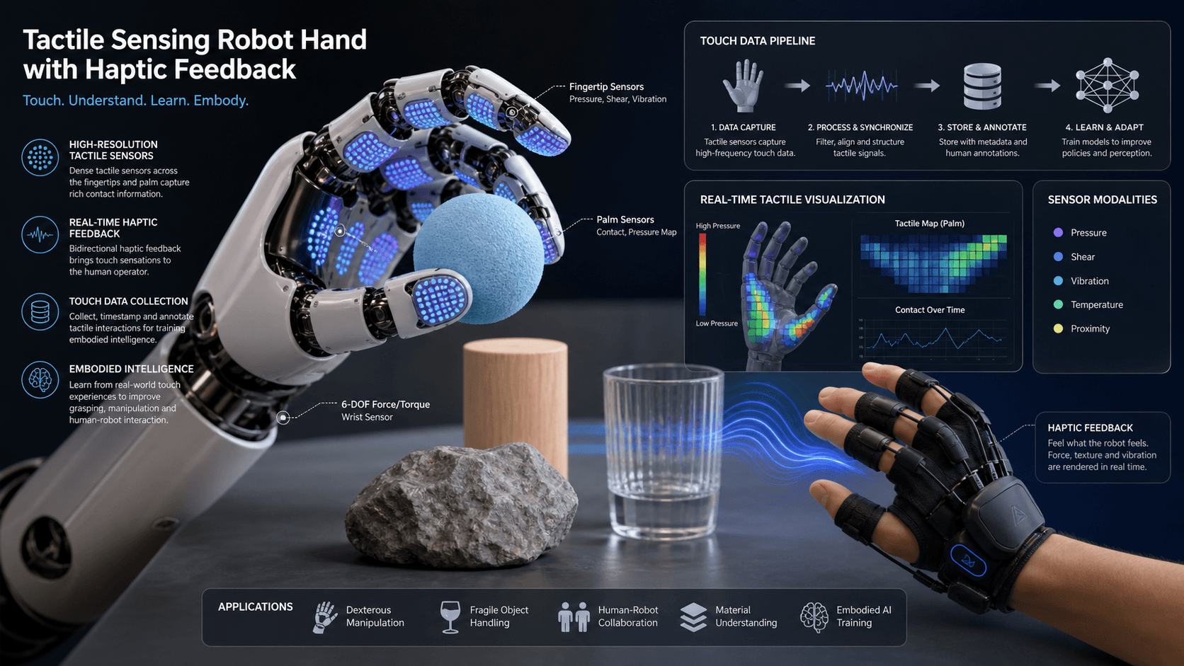 XinZhi Embodied and Fudan University Release Reports on 30,000 Hours of Tactile Data for Robotics