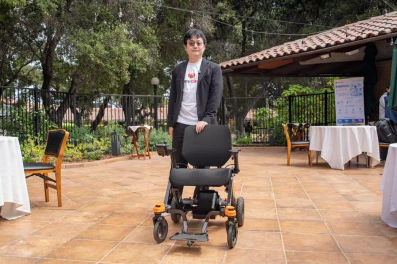 Smart Wheelchair Captivates Attention at Stanford AI Summit Over Humanoid Robots