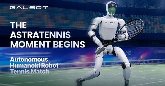 Galbot Showcases Autonomous Humanoid Tennis Match at World Humanoid Robot Games 2026
