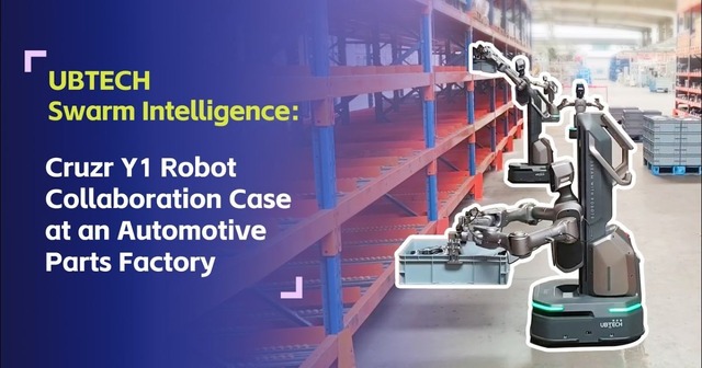 UBTECH Unveils New Humanoid Robot 'Cruzr Y1' Demonstrating Swarm Intelligence in Automotive Parts Factory