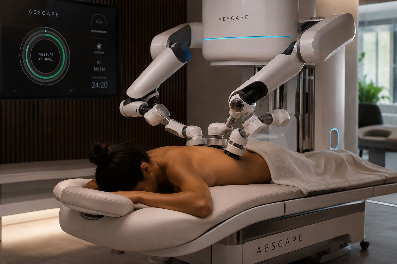Robots Enter Spas, Transforming Massage Experiences in Hotels and Gyms
