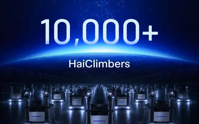 Hai Robotics Achieves 10,000 HaiClimber Robots Deployed Globally