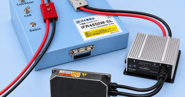 B-and-Plus Launches New Lithium Battery for AGVs and AMRs with Standard Connectors