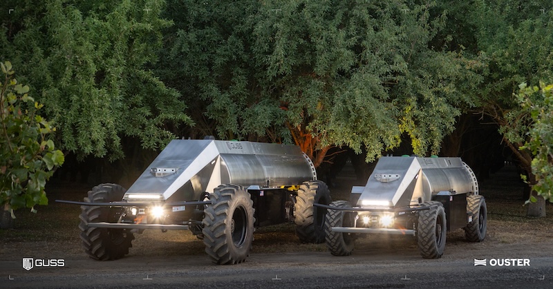 GUSS Automation to Integrate Ouster Lidar in Next-Gen Autonomous Orchard Machines