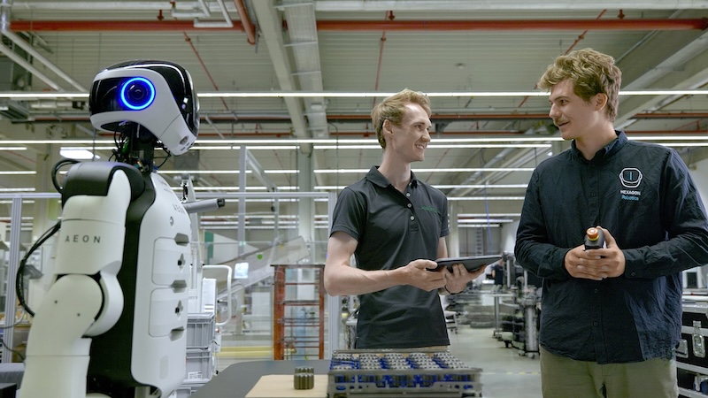 Hexagon Robotics Begins Training AEON Humanoid Robots at Schaeffler's Facility in Germany
