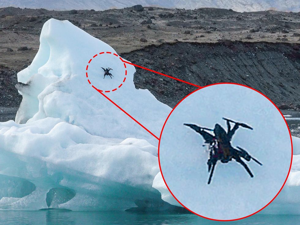 Canadian Researchers Develop Ice Dart Drone for Landing on Arctic Icebergs