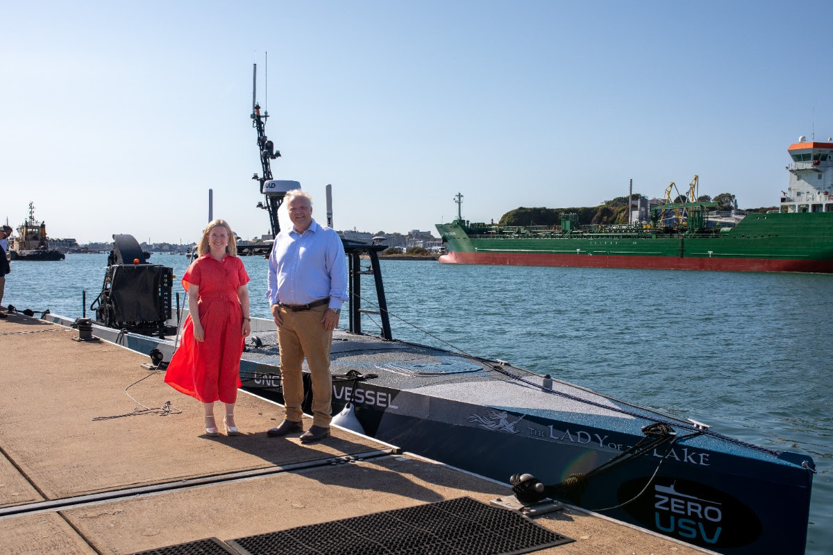 ZeroUSV Unveils Oceanus17 USV Named The Lady of the Lake at Ceremony
