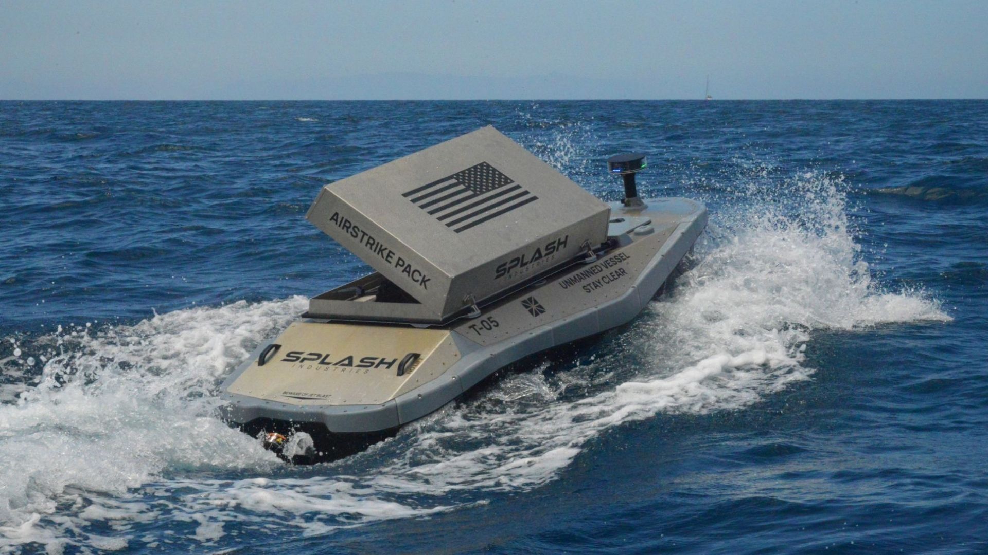 Splash Industries Enhances Typhoon USV with Airstrike Pack for Drone Launching