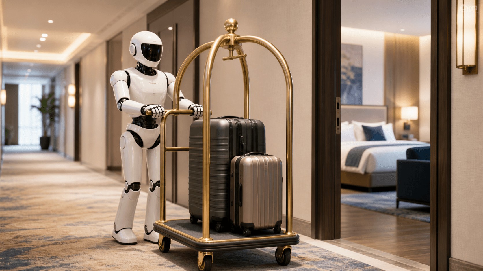 World Humanoid Robot Games Showcase Hotel Service Robots in 30-Minute Challenges