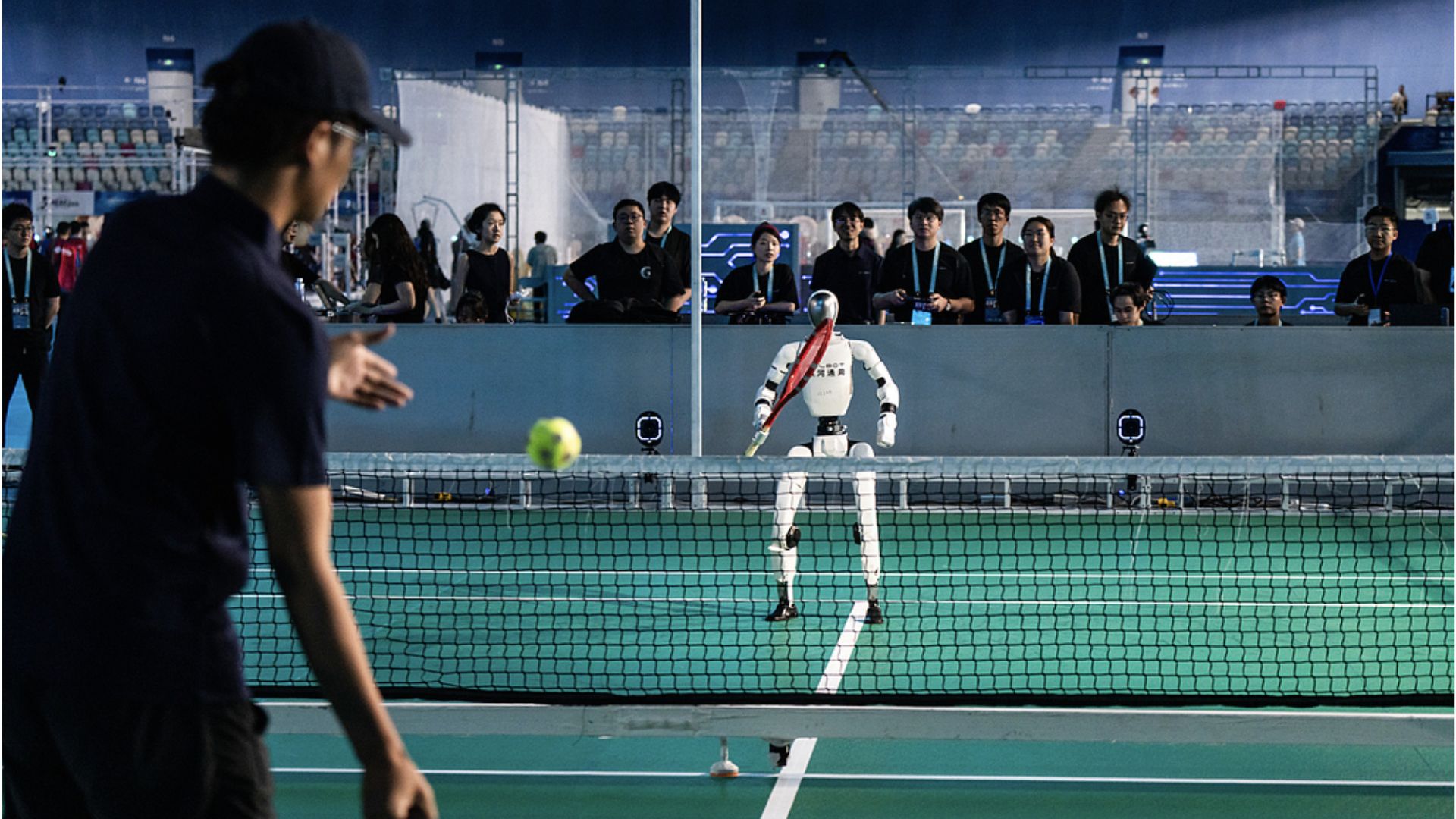 Galbot's Humanoid Robots Achieve Over 100 Rallies in Autonomous Tennis Match