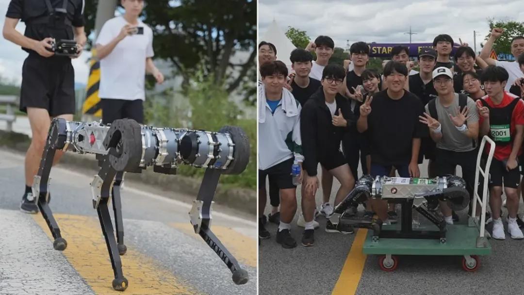 KAIST's RAIBO2 Robot Dog Completes Marathon with Lower Energy Costs than Humans