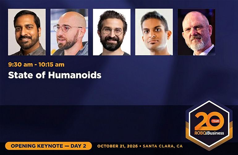 RoboBusiness 2026 to Feature 'State of Humanoids' Keynote with Industry Leaders