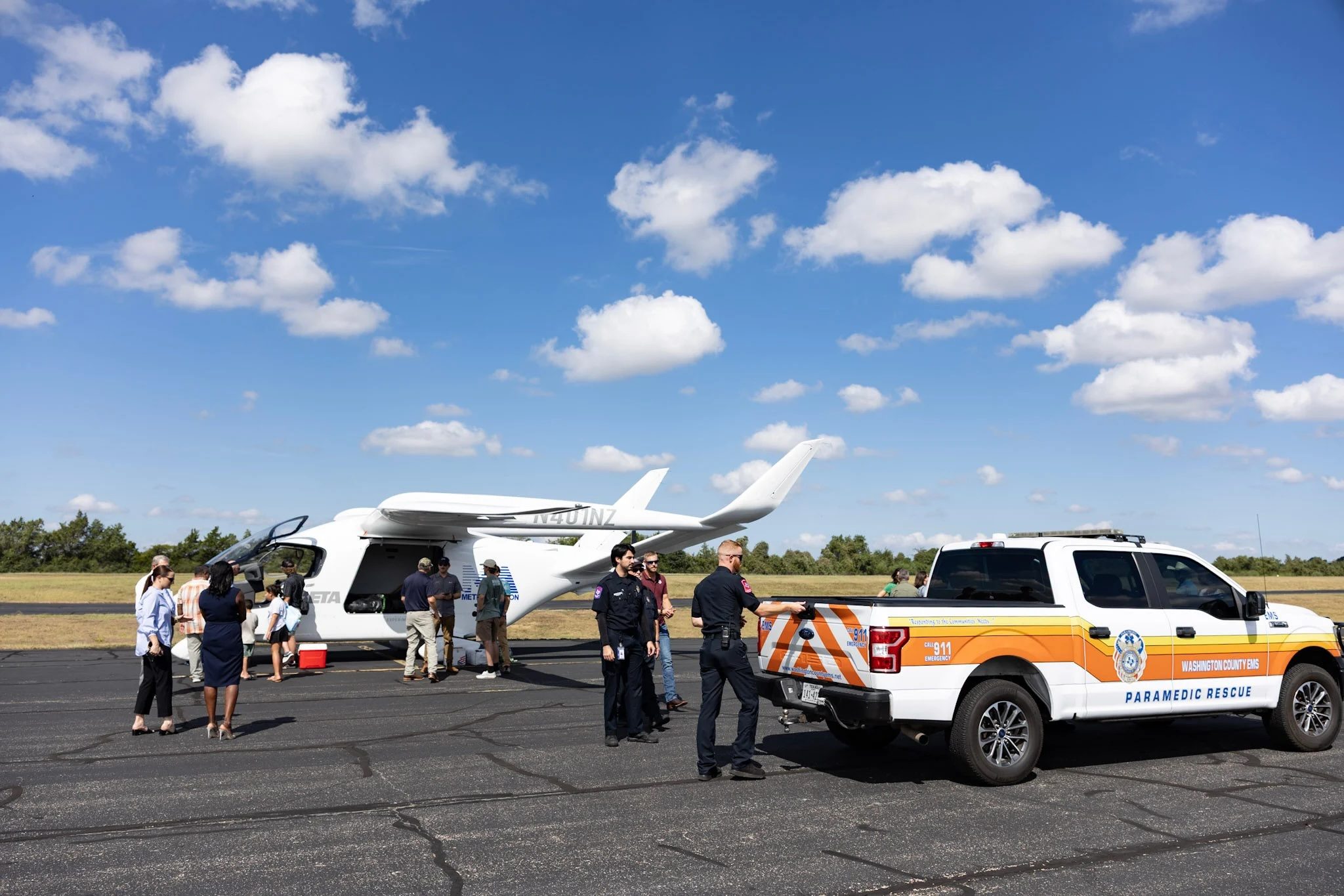 BETA Technologies and Metro Aviation Demonstrate Electric Aircraft for Rural EMS in Texas