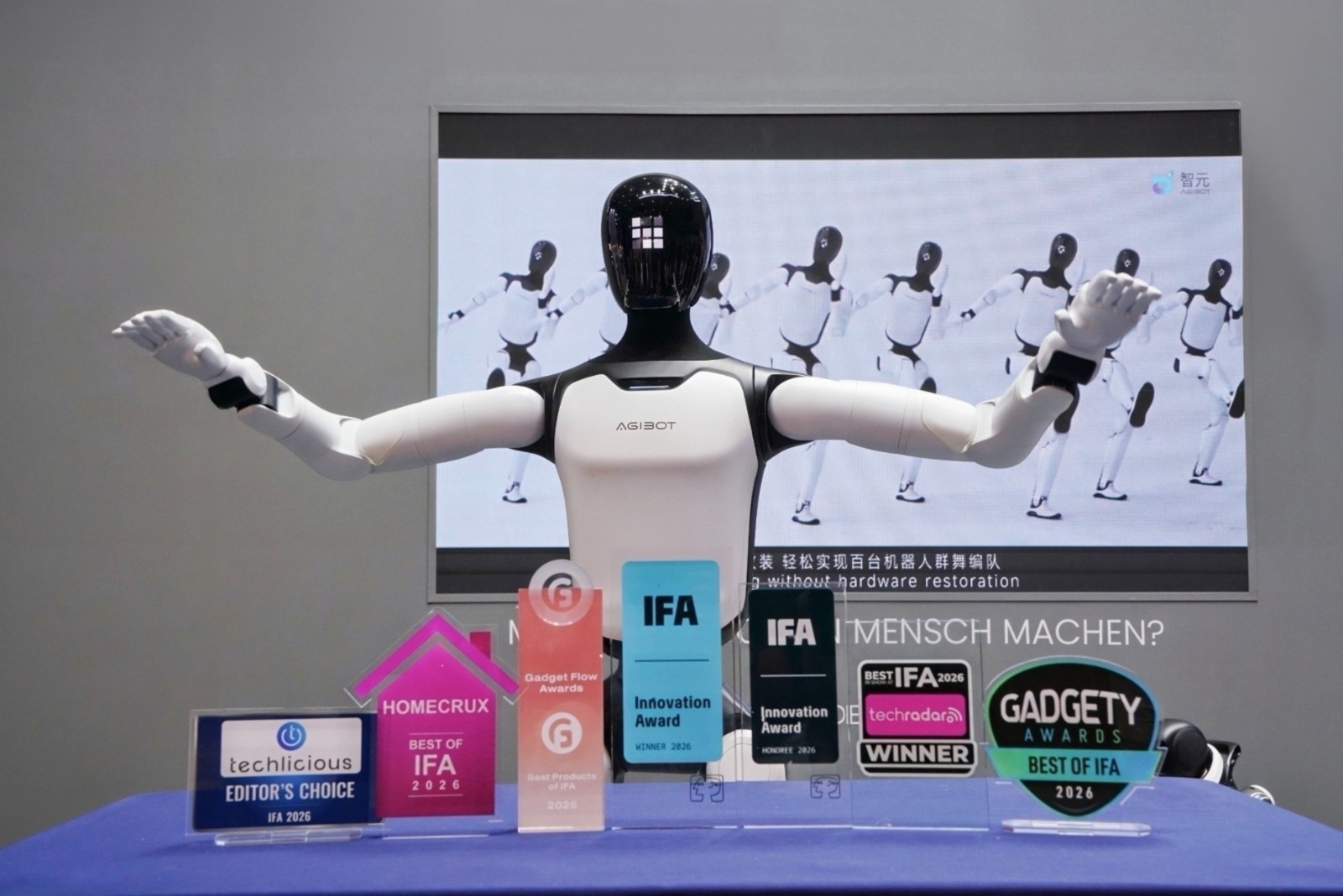 AGIBOT's Humanoid Robots Win IFA Innovation Awards at IFA 2026