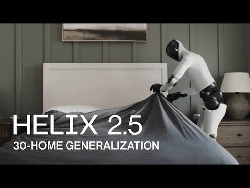 Figure Launches Helix 2.5: Robots Perform Household Tasks in Unfamiliar Environments