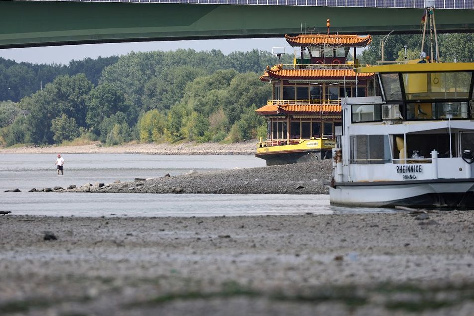 Rhine River Reaches Historic Low Water Levels, Impacting Shipping Industry