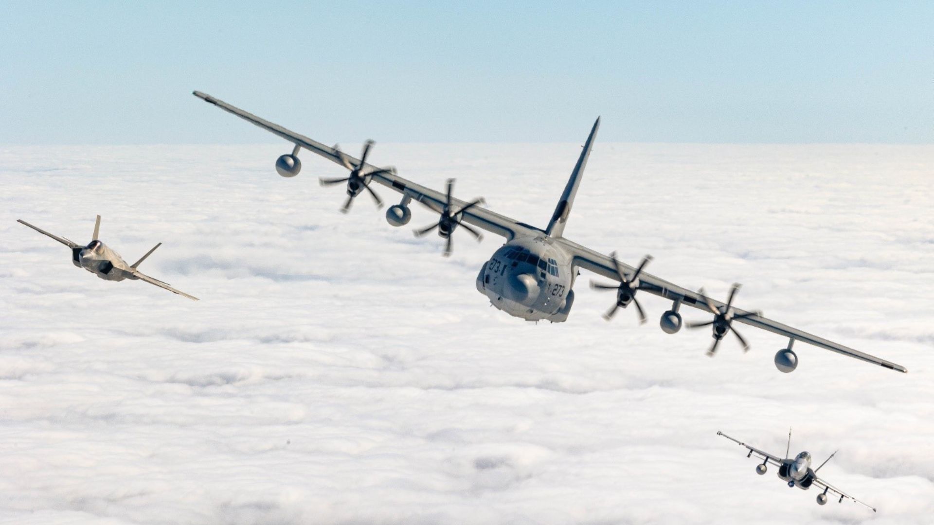 U.S. Marine Corps Enhances F-35B Operations with KC-130J Logistics in 4,000-Mile Transit