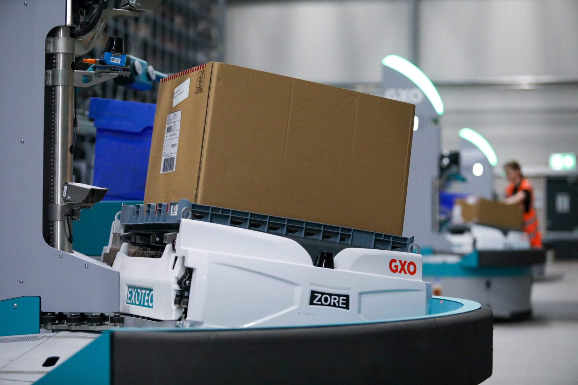 GXO Implements Exotec's Skypod System for Guess Fashion Fulfilment Automation