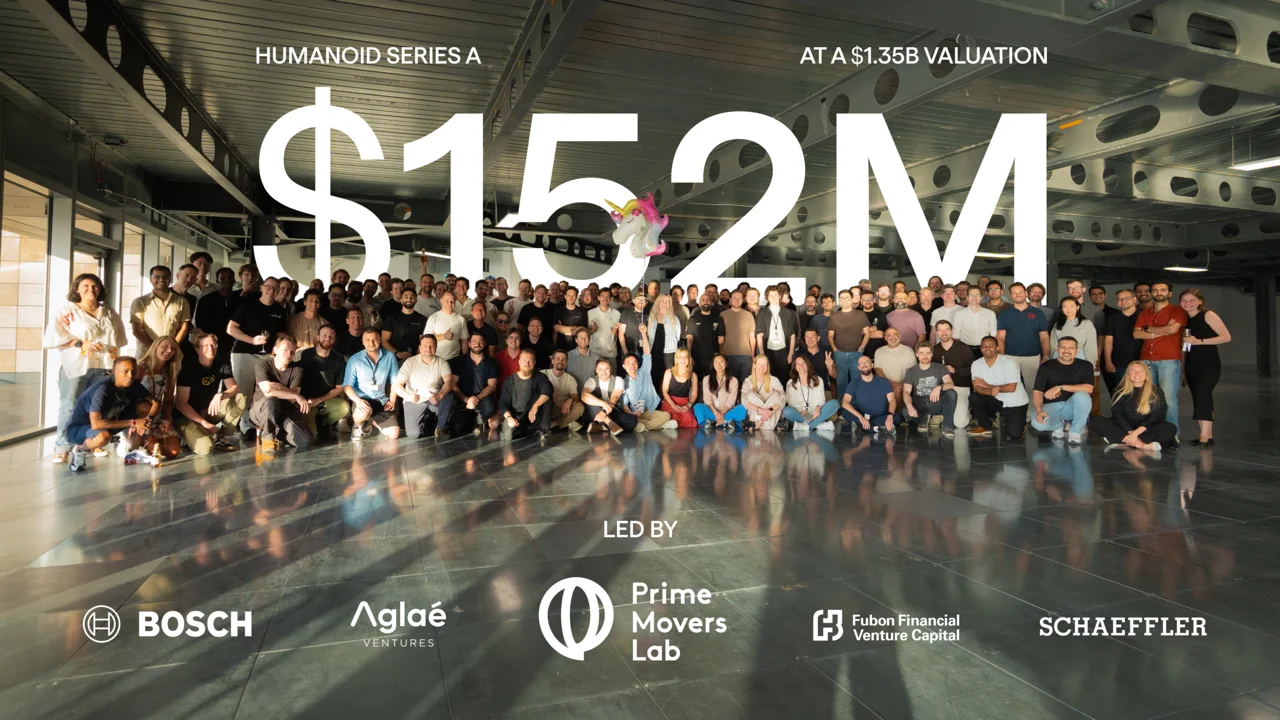 Humanoid Secures $152M in Series A Funding, Achieving $1.35B Valuation