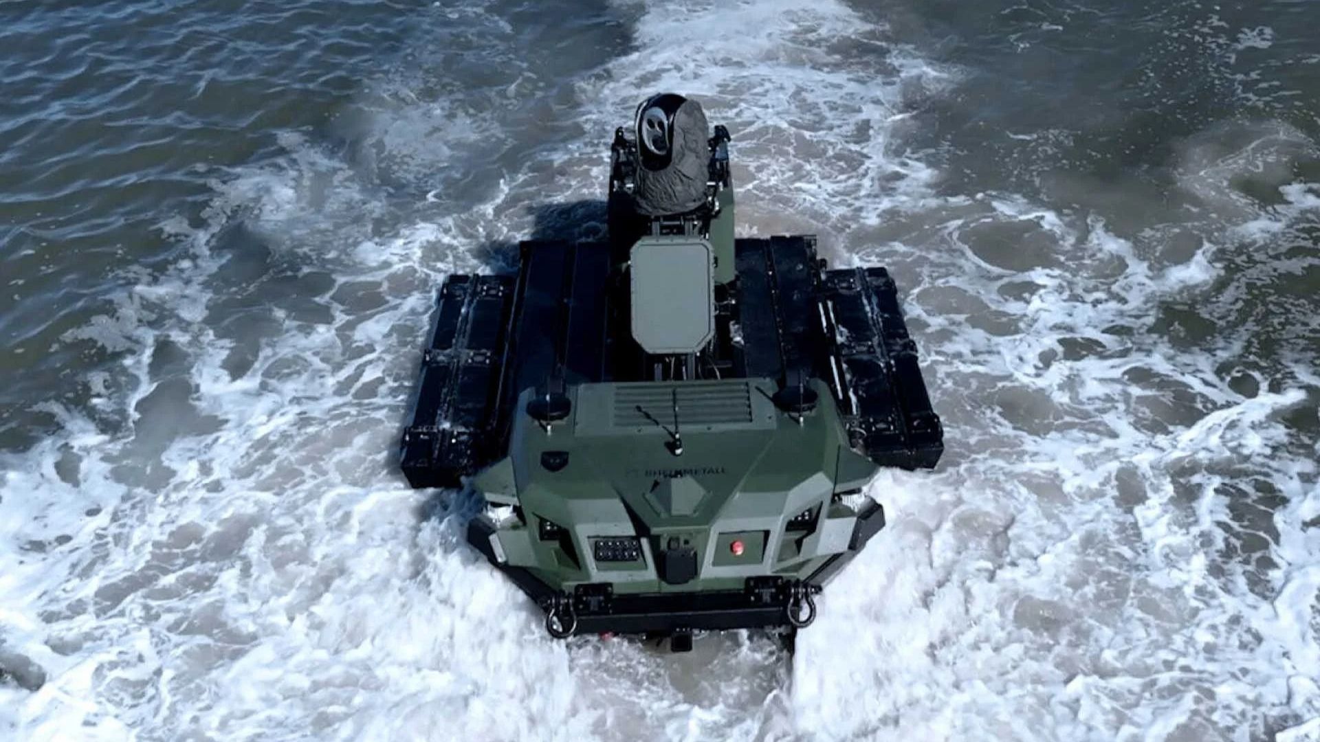 US Marine Corps Secures 12 Rheinmetall Amphibious Robots for Autonomous Logistics