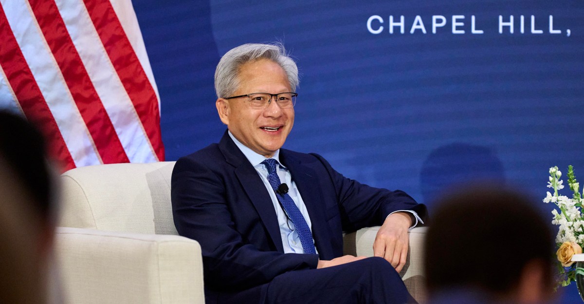 Nvidia CEO Jensen Huang Hosts Trump on Speakerphone to Discuss AI and Robots