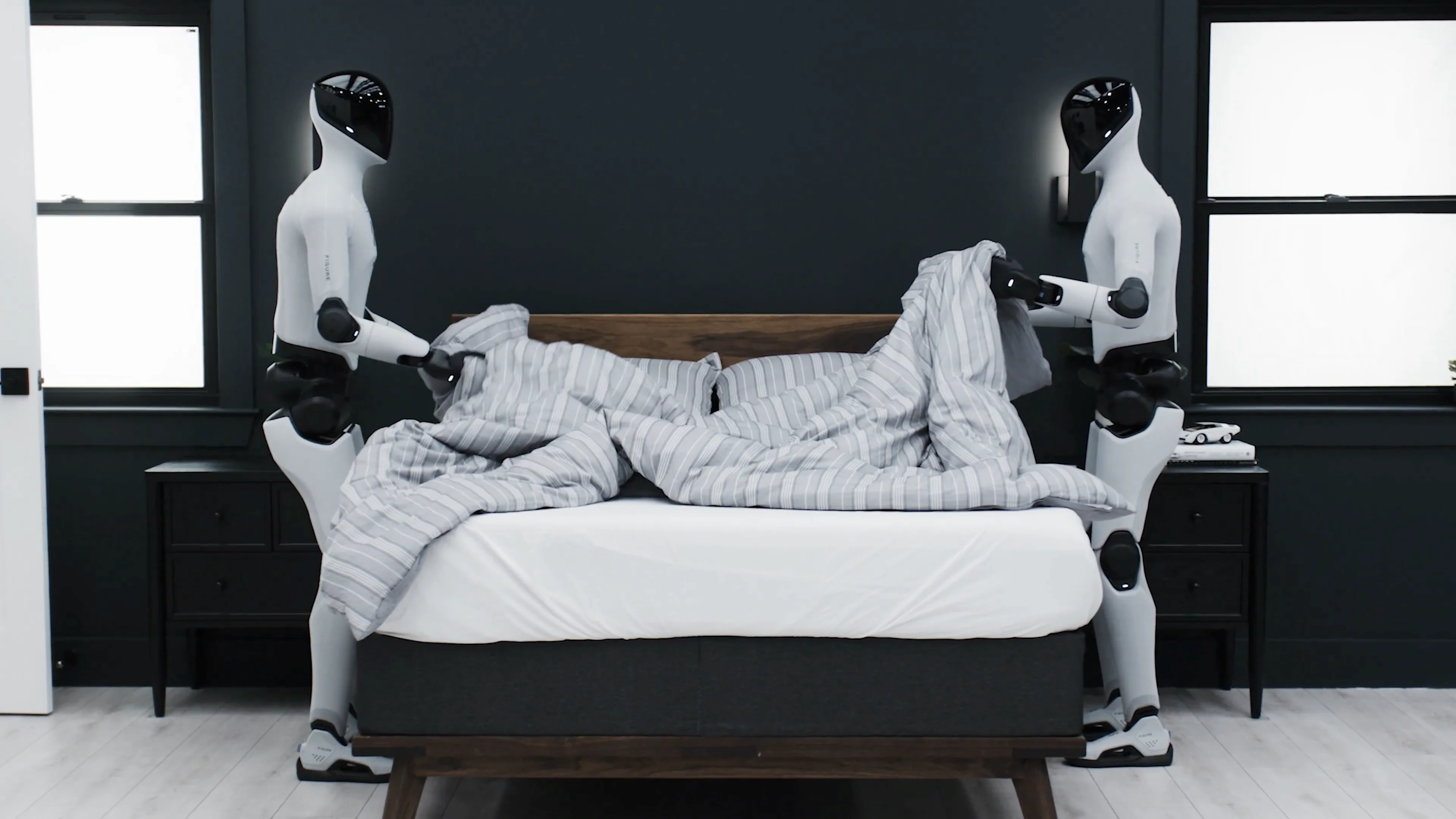 Figure Showcases Multi-Robot Bedroom Reset with Helix 02 Technology