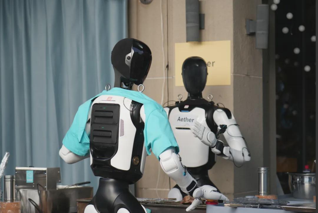 Live Outdoor Demonstration of Autonomous Robots Completing Barbecue Tasks