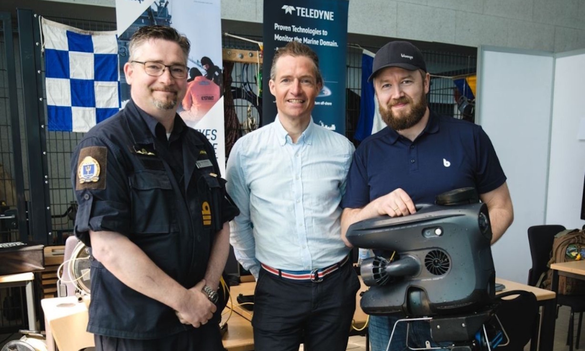 Swedish Navy Conducts Tests of Blueye X3 ROV for Diver Support Operations