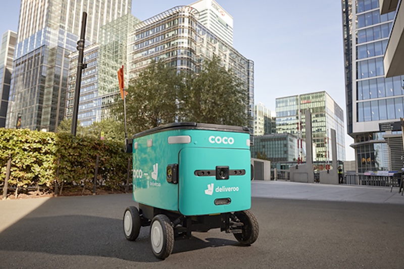 Deliveroo and Coco Robotics Launch Robot Delivery Service Across the UK