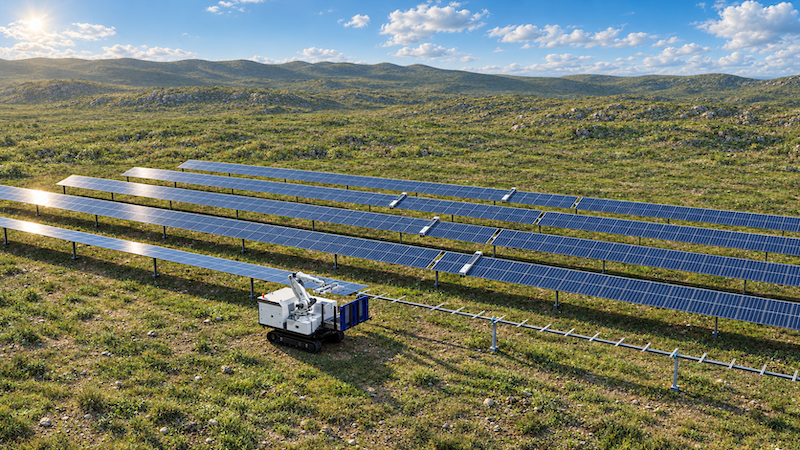 TrinaTracker Introduces Buildex and Aurora Robots for Solar Farm Automation